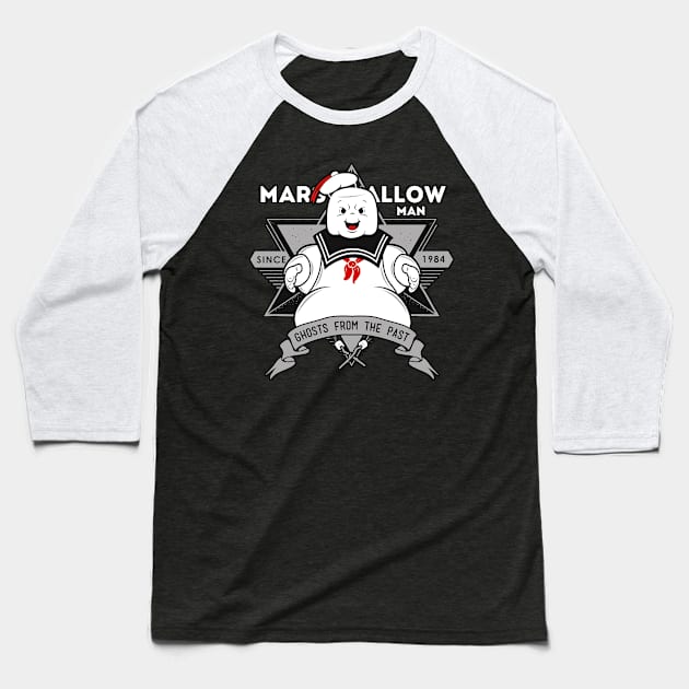 Marshmallow Man Baseball T-Shirt by Parody Merch